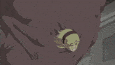 a cartoon drawing of a man jumping over a monster in front of a sign that says steak