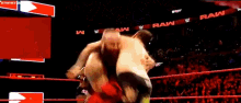 Braun Strowman Running Powerslam GIF - Braun Strowman Running Powerslam Sami Zayn GIFs