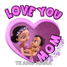Love You Mom Bheem GIF