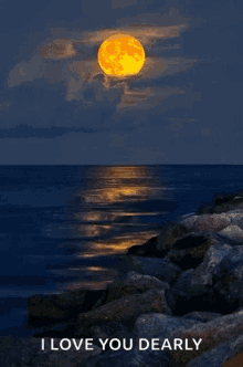 Moon Reflection GIF - Moon Reflection Sea GIFs