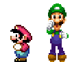 Mario Bros Luigi Sticker - Mario Bros Luigi Mario And Luigi Stickers