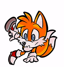 tails the fox tails miles prower dance breakdancing