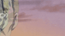 a close up of a man 's face with a surprised expression