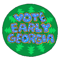 Vote Early Voting Early Sticker - Vote Early Voting Early Vote Early Georgia Stickers
