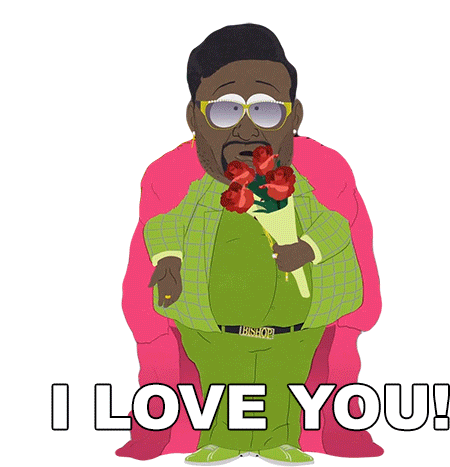 I Love You Keshawn Sticker - I Love You Keshawn South Park Stickers