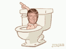 Donald Trump Flush GIF - Donald Trump Flush Toilet GIFs