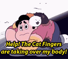 Steven Universe Cat Fingers GIF - Steven Universe Cat Fingers Taking Over My Body GIFs