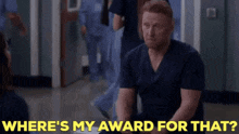 Greys Anatomy Owen Hunt GIF - Greys Anatomy Owen Hunt Wheres My Award For That GIFs
