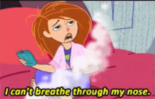 Stuffy Nose GIF - Kim Possible Cant Breathe Colds GIFs