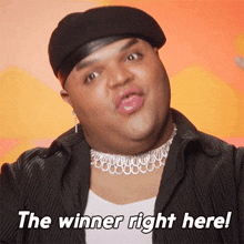 The Winner Right Here Kandy Muse GIF - The Winner Right Here Kandy Muse Rupaul’s Drag Race All Stars GIFs