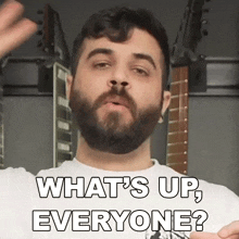 What'S Up Everyone Andrew Baena GIF - What'S Up Everyone Andrew Baena Hey Y'All GIFs
