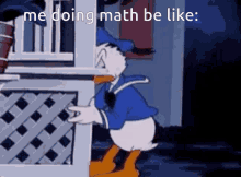 donald duck math be like angry