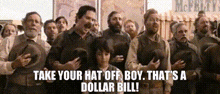 Dollar Bill 1000 Ways To Die GIF - Dollar Bill 1000 Ways To Die Take Off Your Hat GIFs