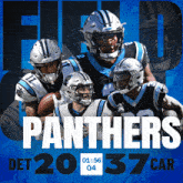 Carolina Panthers (37) Vs. Detroit Lions (20) Fourth Quarter GIF - Nfl National Football League Football League GIFs