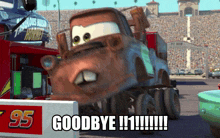 Goodbye Tow Mater GIF - Goodbye Tow Mater Mater GIFs