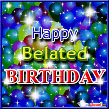 Belated Belated Birthday GIF - Belated Belated Birthday Bd GIFs