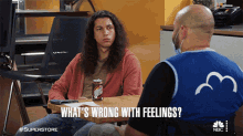 Whats Wrong With Feelings Tony GIF - Whats Wrong With Feelings Tony Superstore GIFs