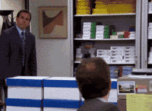 The Office Stairs Sabrina GIF - The Office Stairs The Office Office GIFs