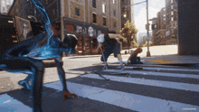 Fighting Peter Parker GIF - Fighting Peter Parker Miles Morales GIFs