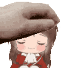 girls frontline lee enfield headpat chibi