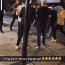 Punch The Guy But Misses Missed Punch GIF