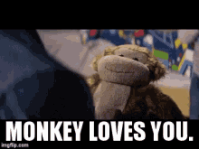 Monkey Loves You GIF