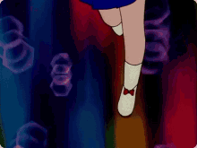 a cartoon of a girl with a bloody mouth