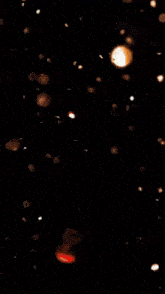 a close up of a fire explosion with a black background