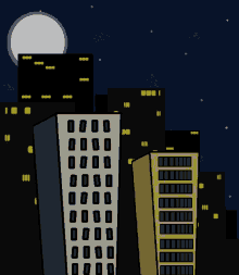 Echoing Moon City GIF