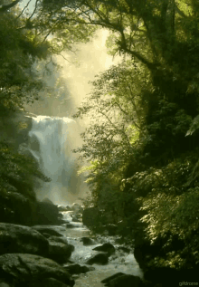 ازاد Waterfall GIF - ازاد Waterfall Stream GIFs