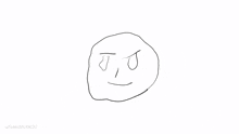 a drawing of a person 's face with the username silentad8037 on the bottom