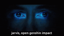 Jarvis Open Genshin Impact Tony Stark GIF - Jarvis Open Genshin Impact Genshin Impact Tony Stark GIFs