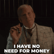 I Have No Need For Money Newman GIF - I Have No Need For Money Newman Murdoch Mysteries GIFs