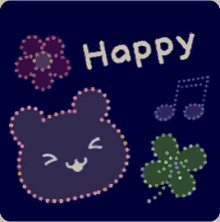 Happy Flower GIF - Happy Flower Music GIFs