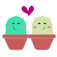 Cactus Cute Sticker - Cactus Cute Couple Stickers