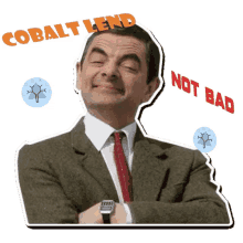 cobaltlend mr bean crypto not bad not bad gif