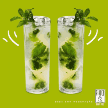 drink mint cheers mojitos