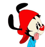 Tongue Out Dot Warner Sticker - Tongue Out Dot Warner Animaniacs Stickers