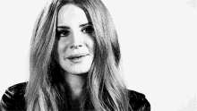 If Your Smile Is Genuine GIF - Lana Del Rey Happy Trying Not To Smile GIFs