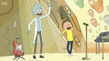 Dancing Rick And Morty GIF - Dancing Rick And Morty Moving Their Body GIFs