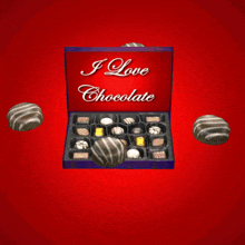a box of chocolates says i love chocolate