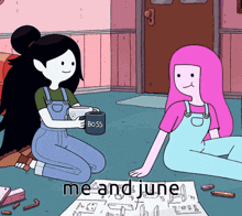 Me And June Bubbline GIF - Me And June Bubbline Marceline GIFs