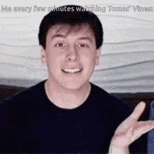 thomas sanders vines funny laughing wide mouth open