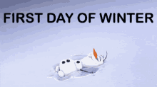 First Day Of Winter Happy Winter GIF - First Day Of Winter Happy Winter Olaf GIFs