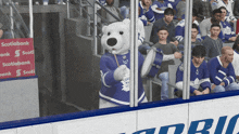Toronto Maple Leafs Carlton The Bear GIF - Toronto Maple Leafs Carlton The Bear Bang On Drum GIFs