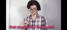 Daniel Thrasher Smells GIF - Daniel Thrasher Smells Teen Spirit GIFs