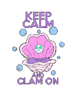 Calm Clam Veefriends Sticker