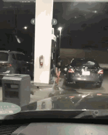 Female Driver Panic Gas GIF - Female Driver Panic Gas Station GIFs