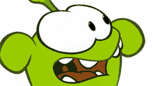 worried om nom om nom and cut the rope panicking stressed