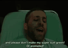 Please Dont Make My Super Suit Green GIF - Deadpool Ryan Reynolds No Green Suit GIFs